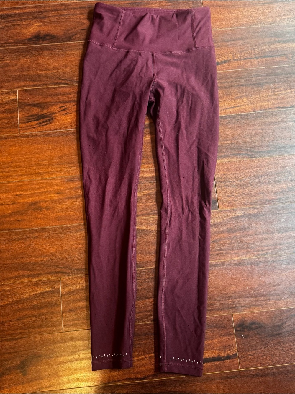 lululemon athletica Wine-Colored Performance Leggings